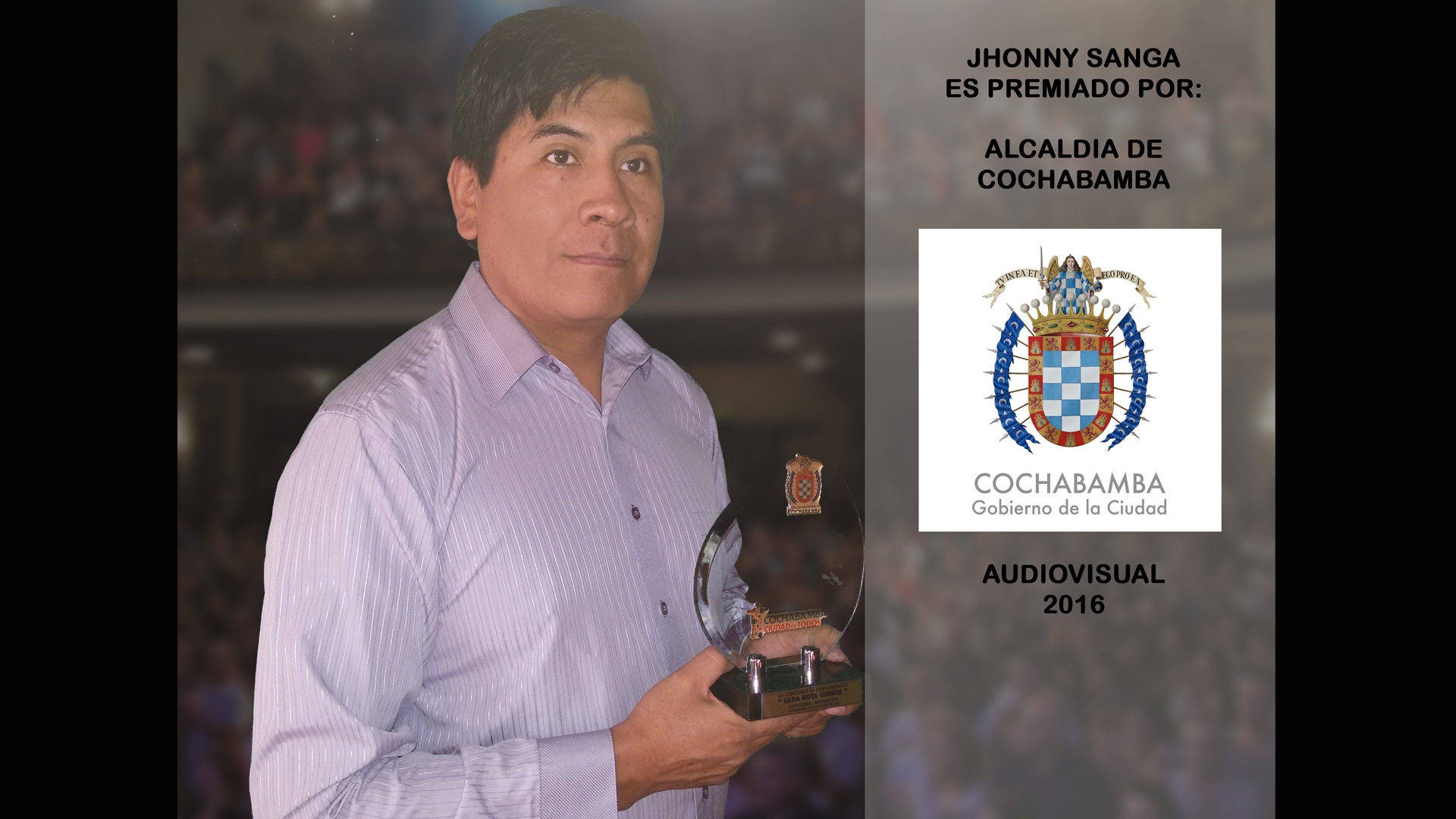 jhon sanga premiacion